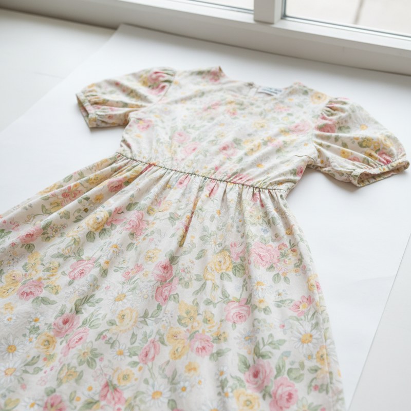Vintage Floral Summer Dress