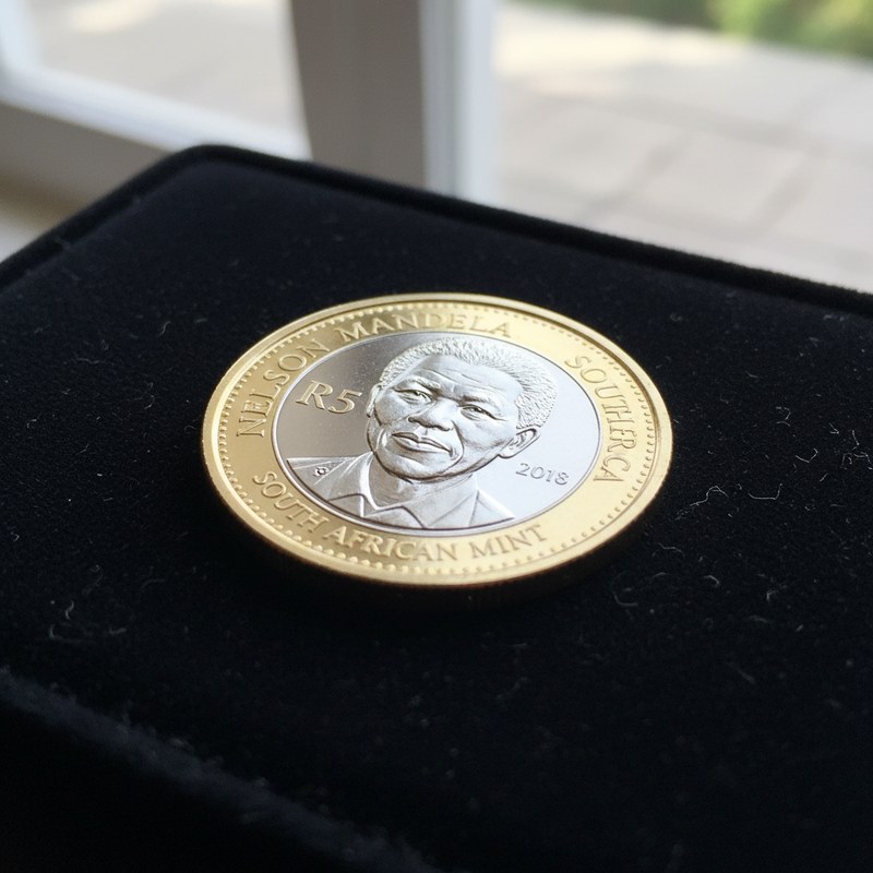 Nelson Mandela R5 Coin (2000)