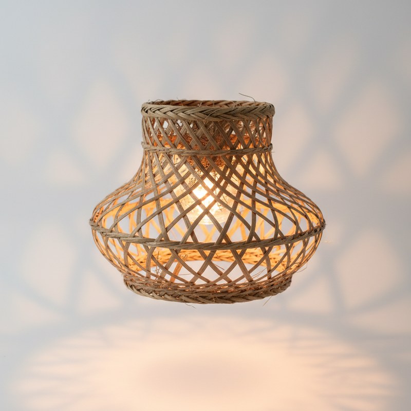 Woven Basket Lamp Shade